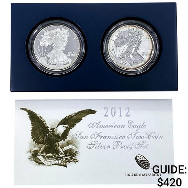 2012 ASE Proof and Rev. Proof [2 Coins]
