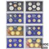 Image 1 : 2007-2018 US Proof Mint Sets W/Silver [38 Coins]