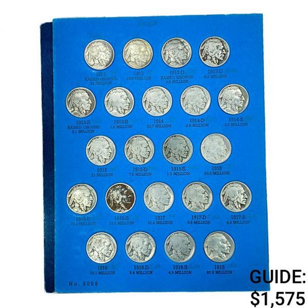 1913-1938 Buffalo Nickel Book (64 Coins)