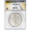 Image 1 : 1883-CC Morgan Silver Dollar ANACS MS62