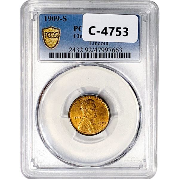 1909-S Wheat Cent PCGS Genuine AU Detail