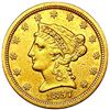 Image 1 : 1857 $2.50 Gold Quarter Eagle