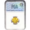 Image 2 : 1909 $2.50 Gold Quarter Eagle PGA MS63+