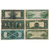 Image 2 : LOT OF (6) MIXED LARGE SIZE CURRENCY NOTES 1896-1917