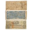 Image 2 : LOT OF (3) 1862-1864 $100 CSA CONFEDERATE STATES OF AMERICA CURRENCY NOTES