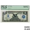 Image 1 : FR. 230 1899 $1 ONE DOLLAR BLACK EAGLE SILVER CERTIFICATE PCGS ABOUT UNCIRCULATED-58PPQ