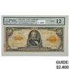 Image 1 : FR. 1200 1922 $50 FIFTY DOLLARS MULE GRANT GOLD CERTIFICATE NOTE PMG FINE-12