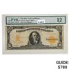 Image 1 : FR. 1171 1907 $10 TEN DOLLARS GOLD CERTIFICATE CURRENCY NOTE PMG FINE-12