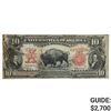 Image 1 : FR. 114 1901 $10 TEN DOLLARS BISON LEGAL TENDER UNITED STATES NOTE VERY FINE