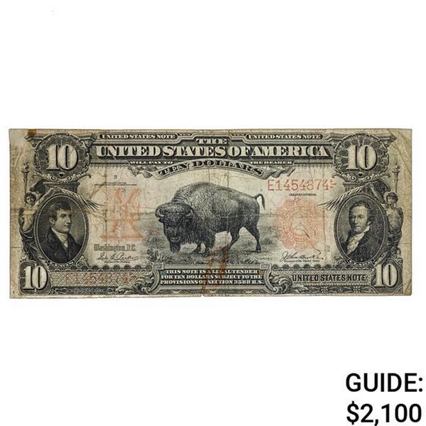 FR. 119 1901 $10 TEN DOLLARS BISON LEGAL TENDER UNITED STATES NOTE