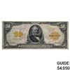 Image 1 : FR. 1198 1913 $50 FIFTY DOLLARS GRANT GOLD CERTIFICATE CURRENCY NOTE VERY FINE SCARCE