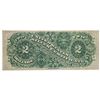 Image 2 : FR. 242 1886 $2 TWO DOLLARS HANCOCK SILVER CERTIFICATE CURRENCY NOTE ABOUT UNCIRCULATED