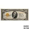 Image 1 : FR. 2400 1928 $10 TEN DOLLARS GOLD CERTIFICATE CURRENCY NOTE GEM UNCIRCULATED