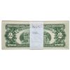 Image 2 : PACK OF (100) 1963 $2 TWO DOLLARS LEGAL TENDER UNITED STATES NOTES GEM UNCIRCULATED