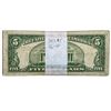 Image 2 : LOT OF (100) 1953 $5 FIVE DOLLARS SILVER CERTIFICATES VERY GOOD - VERY FINE