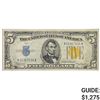 Image 1 : FR. 2307 1934-A $5 FIVE DOLLARS NORTH AFRICA SILVER CERTIFICATE CURRENCY NOTE GEM UNCIRCULATED