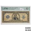 Image 1 : FR. 282 1923 $5 FIVE DOLLARS PORTHOLE SILVER CERTIFICATE CURRENCY NOTE PMG FINE-12