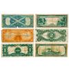 Image 2 : LOT OF (6) MIXED LARGE SIZE CURRENCY NOTES 1875-1917
