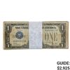 Image 1 : LOT OF (50) 1928 $1 ONE DOLLAR FUNNYBACK SILVER CERTIFICATES VERY GOOD - VERY FINE