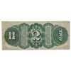 Image 2 : FR. 42 1869 $2 TWO DOLLARS RAINBOW LEGAL TENDER UNITED STATES NOTE VERY FINE+