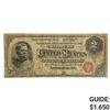 Image 1 : FR. 240 1886 $2 TWO DOLLARS HANCOCK SILVER CERTIFICATE CURRENCY NOTE