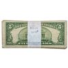 Image 2 : LOT OF (100) 1953 $5 FIVE DOLLARS SILVER CERTIFICATES VERY GOOD - VERY FINE