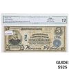 Image 1 : 1902 $5 CROCKER FIRST NATIONAL BANK OF SAN FRANCISCO, CA NATIONAL CURRENCY CH. #1741 CGA FINE-12