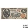 Image 1 : 1882 $5 THE CHASE NATIONAL BANK OF THE CITY OF NEW YORK, NY NATIONAL CURRENCY CH. #2370 EXTREMELY FI
