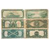 Image 2 : LOT OF (6) MIXED LARGE SIZE CURRENCY NOTES 1899-1918