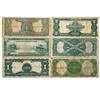 Image 2 : LOT OF (6) MIXED LARGE SIZE CURRENCY NOTES 1899-1917