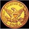 Image 2 : 1847 $2.50 Gold Quarter Eagle UNCIRCULATED