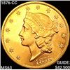 Image 1 : 1876-CC $20 Gold Double Eagle CHOICE BU