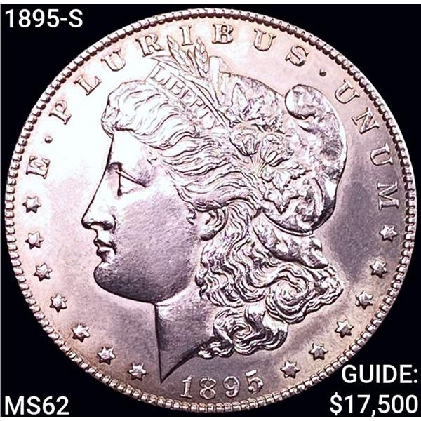 1895-S Morgan Silver Dollar UNCIRCULATED