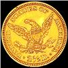 Image 2 : 1884 $2.50 Gold Quarter Eagle CHOICE BU