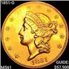 Image 1 : 1851-O $20 Gold Double Eagle UNCIRCULATED