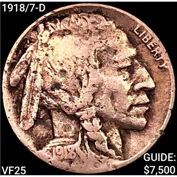1918/7-D Buffalo Nickel LIGHTLY CIRCULATED