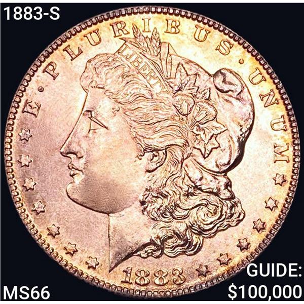 1883-S Morgan Silver Dollar GEM BU