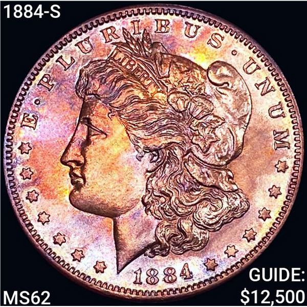 1884-S Morgan Silver Dollar UNCIRCULATED