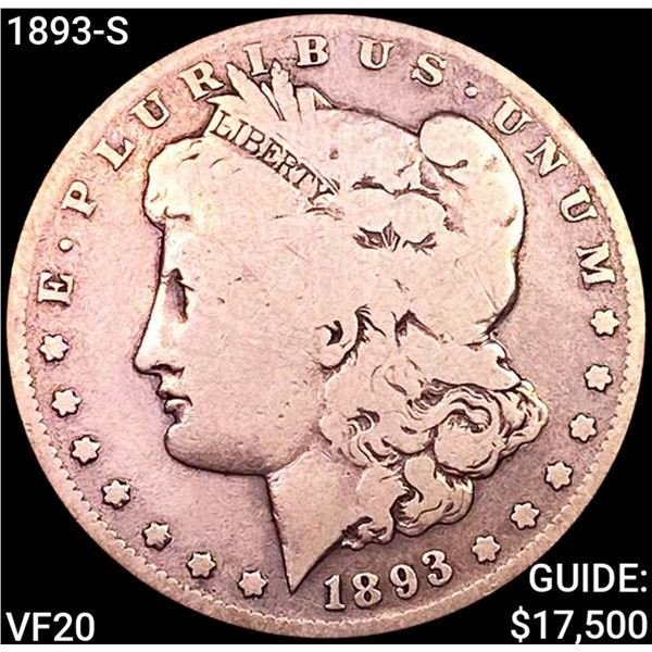 1893-S Morgan Silver Dollar LIGHTLY CIRCULATED