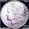 Image 1 : 1890-CC Tailbar Morgan Silver Dollar CHOICE BU