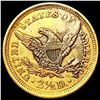 Image 2 : 1852 $2.50 Gold Quarter Eagle CLOSELY UNCIRCULATED