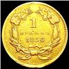 Image 2 : 1856 Rare Gold Dollar CLOSELY UNCIRCULATED