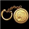 Image 1 : 1909 US $5 Gold in 18K Keychain CLOSELY UNCIRCULATED