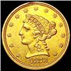 Image 1 : 1873 $2.50 Gold Quarter Eagle CLOSELY UNCIRCULATED