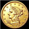Image 1 : 1903 $2.50 Gold Quarter Eagle CLOSELY UNCIRCULATED