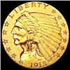 Image 1 : 1915 $2.50 Gold Quarter Eagle CLOSELY UNCIRCULATED