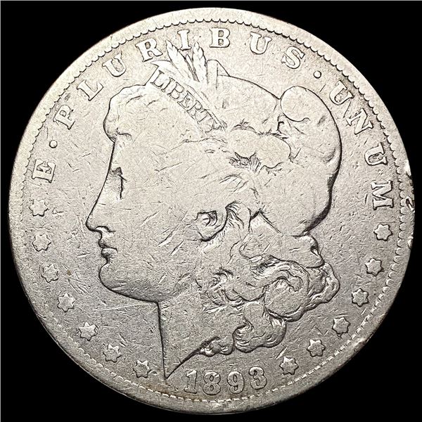 1893-CC Morgan Silver Dollar NICELY CIRCULATED
