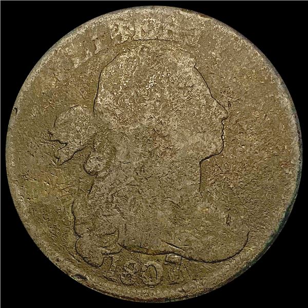 1807/6 Draped Bust Large Cent NICELY CIRCULATED