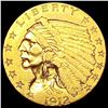 1912 $2.50 Gold Quarter Eagle CLOSELY UNCIRCULATED