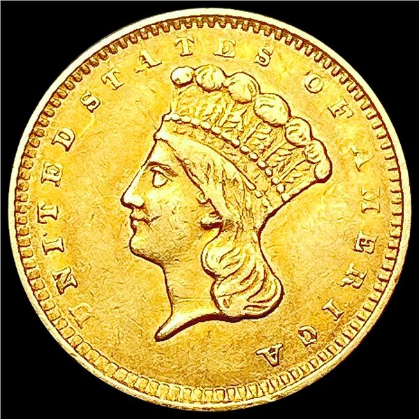 1857 Rare Gold Dollar CLOSELY UNCIRCULATED